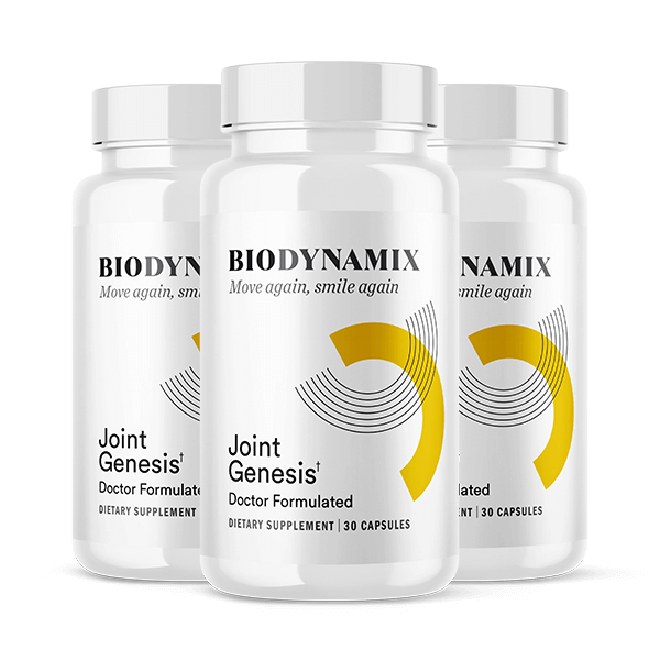 Three bottles of Joint Genesis